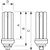 Philips MASTER PL-T LED 26W/840/4P