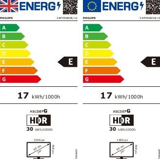 Tv Led 24 Philips 24PHS6808/12 HD 1366x768p Smart Tv Classe E Nero