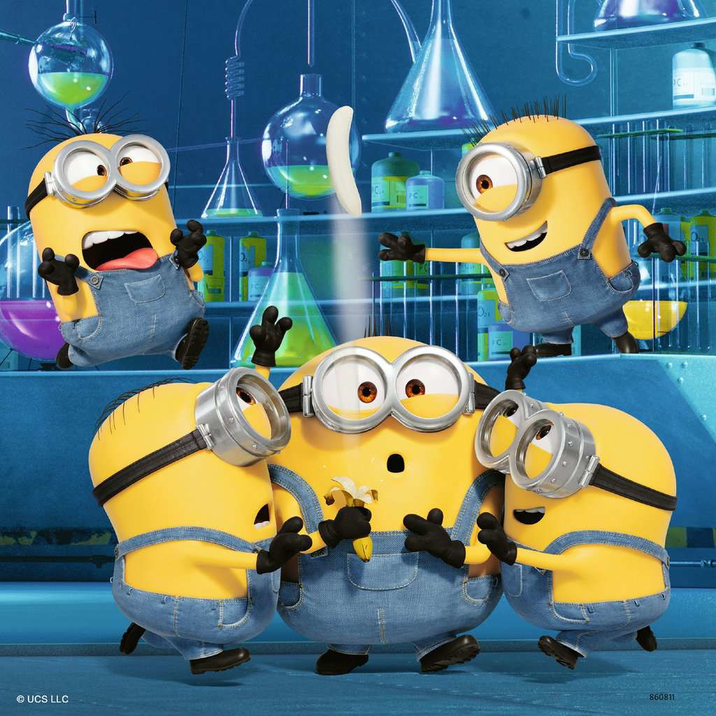 Ravensburger Puzzle Cattivissimo Me 3 Minions - 100 Pezzi - Per Bambini Da 6 Anni - Dimensioni 49x36 Cm