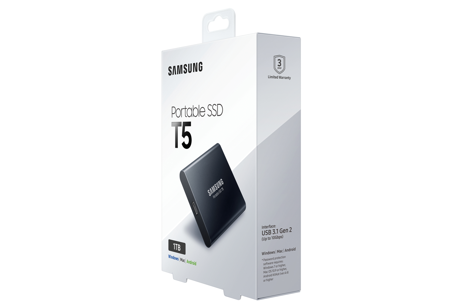 SAMSUNG T5 1 TB USB 3.1 Gen 2 disco rigido SSD portatile esterno