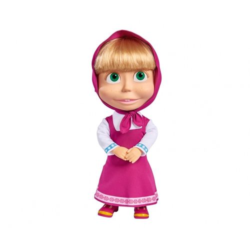 Giochi Preziosi Bambola Masha 12 Cm: Con Codini E Maglione Rosa, Fedele Al Personaggio TV Per Bambini 3+ - 6
