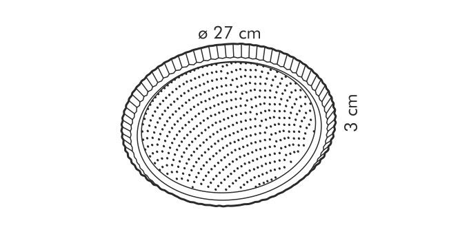 Stampo Per Crostata Tescoma Delicia Ø28 Cm - Fondo Removibile, Antiaderente, Per Forno - Foto 6
