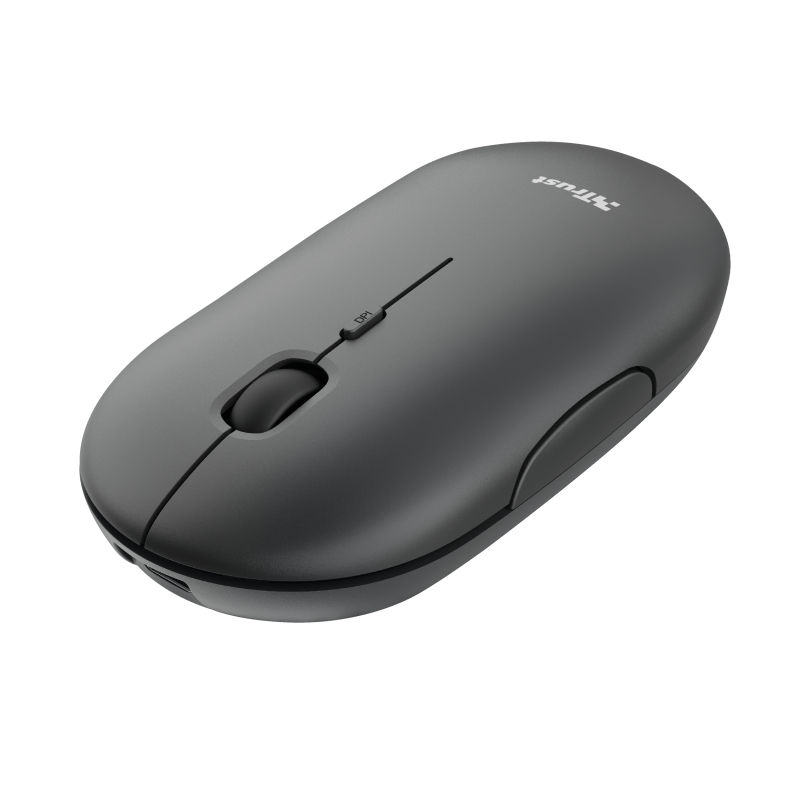 MOUSE TRUST WIFI NERO ERGONOMICO SENZA FILO FILI PER PC NOTEBOOK