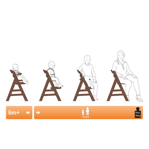 Hauck Seggiolone AlphaPlus Noce