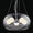 Ideal Lux Audi-10 SP5 016863 lampada a sospensione circolare cromo