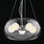 Ideal Lux Audi-10 SP5 016863 lampada a sospensione circolare cromo