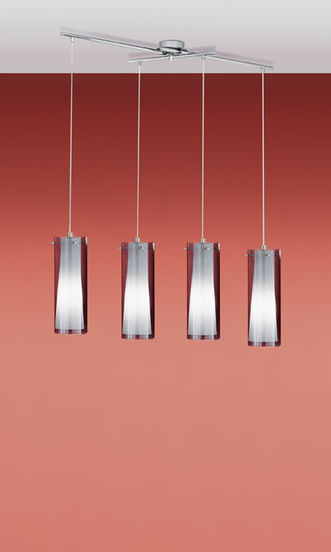 Eglo Pinto lampada a sospensione 3 luci Nero