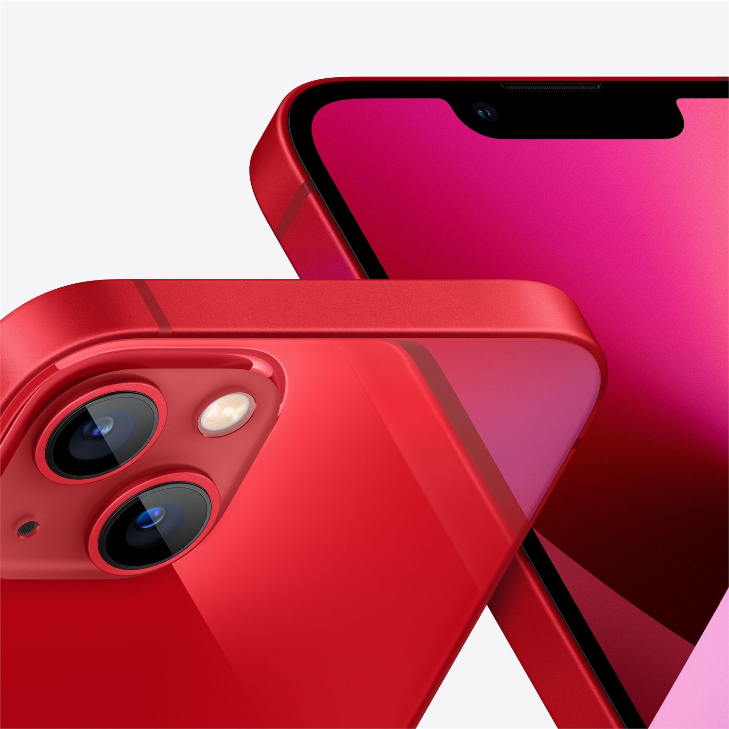 Blllue Custodia Per IPhone 13 Mini Con Protezione Schermo Integrata - Sottile E Resistente - Colore Rosso