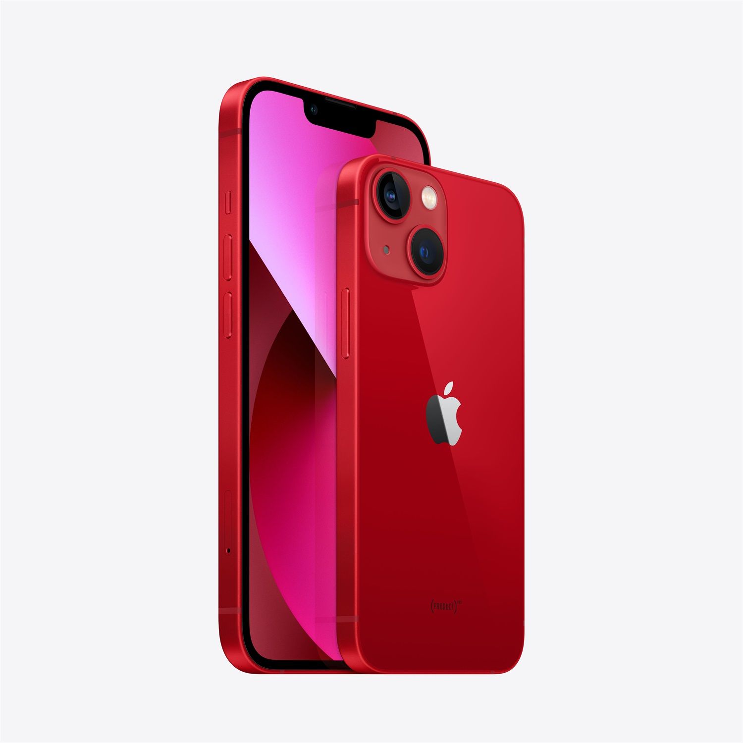 Blllue Custodia Per IPhone 13 Mini Con Protezione Schermo Integrata - Sottile E Resistente - Colore Rosso