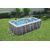 Bestway Piscina rettangolare Power Steel Rattan 412x201x122