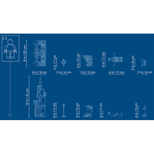 Lego Disney 41167 Il villaggio del Castello di Arendelle