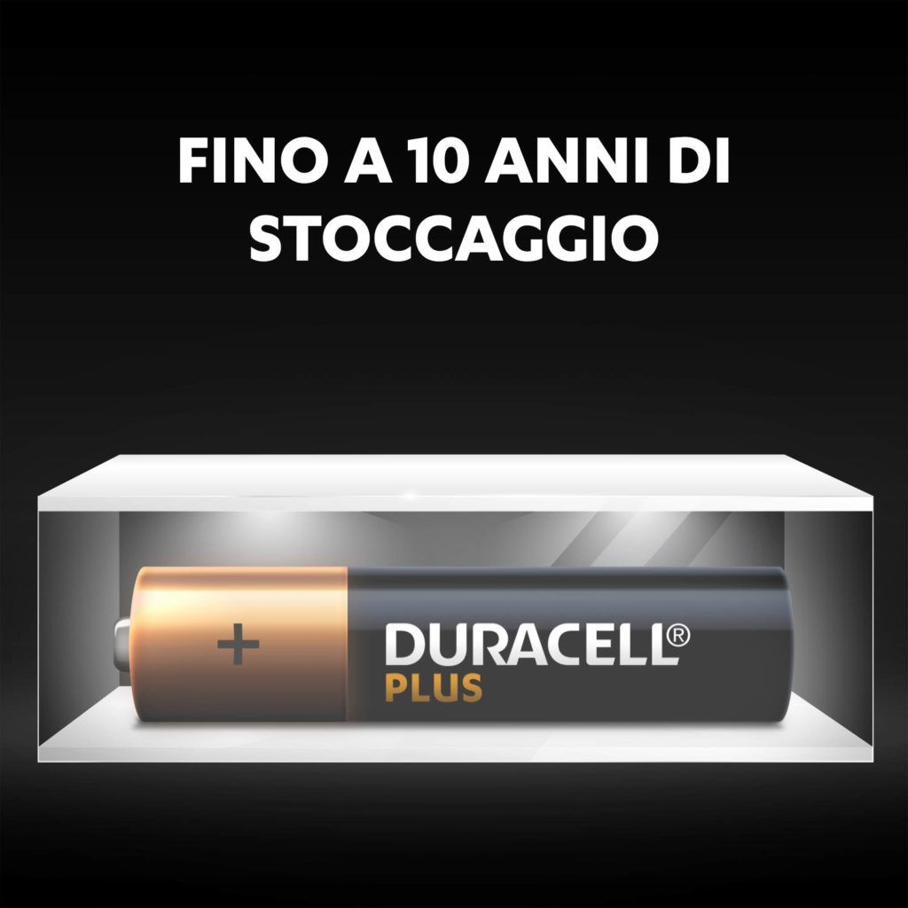 Duracell Plus - Pacco Pile Alcaline AAA Ministilo (LR03) - Scegli La Quantità: 4, 8, 12, 16, 20 O 32 Pezzi
