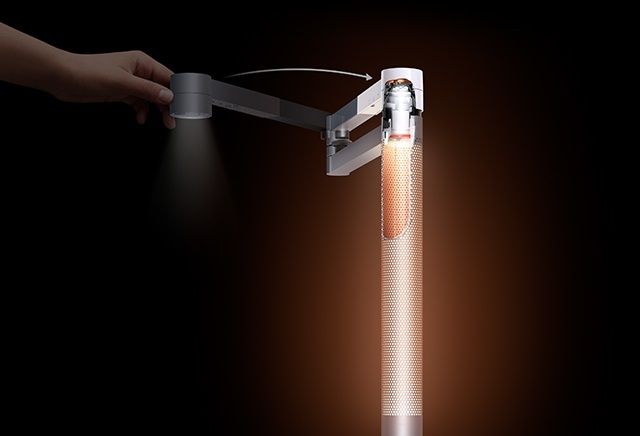 Dyson Solarcycle Morph lampada da tavolo LED Nero