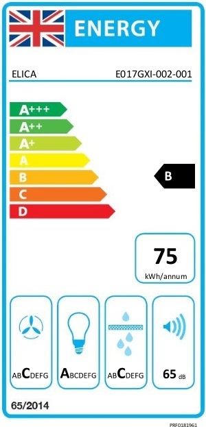 Elica Fold Nero 72cm