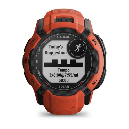 Garmin Instinct 2X Solar Rosso
