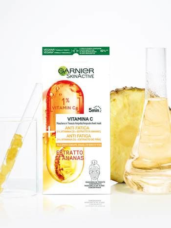 Garnier SkinActive Maschera in Tessuto Ampolla Anti Fatica
