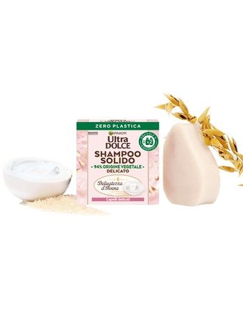Garnier Ultra Dolce Delicatezza D'Avena Shampoo Solido Delicato 60g