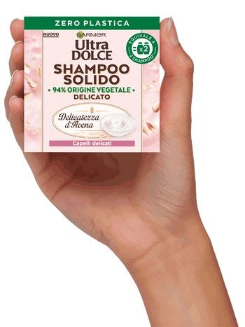 Garnier Ultra Dolce Delicatezza D'Avena Shampoo Solido Delicato 60g