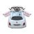 Globo Giocattoli Auto Elettrica Fiat 500 Bianco