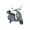 Globo Giocattoli Moto elettrica Vespa GTS Super Grigio