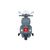 Globo Giocattoli Moto elettrica Vespa GTS Super Grigio