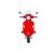 Globo Giocattoli Moto elettrica Vespa GTS Super Rosso
