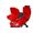 Globo Giocattoli Moto elettrica Vespa GTS Super Rosso