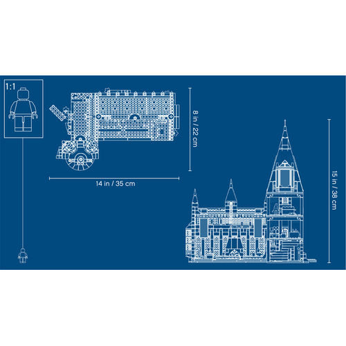 Lego Harry Potter 75954 La Sala Grande di Hogwarts