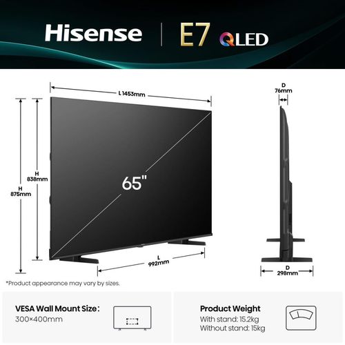 Hisense E7Q 65" (65E77Q)