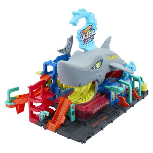 Hot Wheels Color Reveal Mega Autolavaggio Squalo