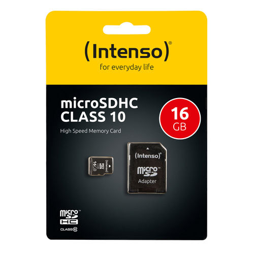 Intenso microSDHC 16 GB Class 10