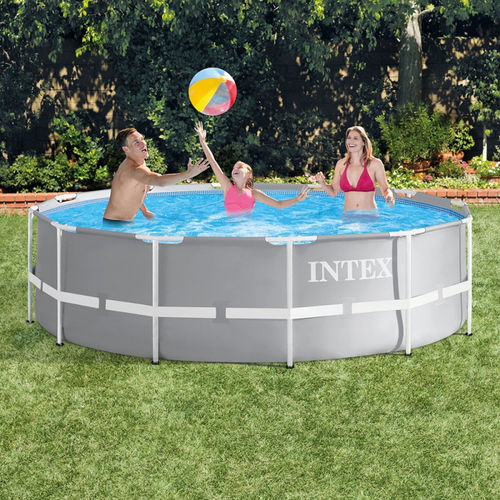 Intex Piscina Metal Frame rotonda 366x99