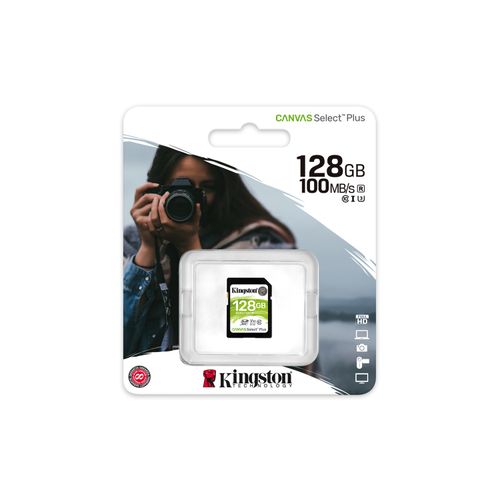 Kingston Canvas Select Plus SD UHS I Class 3 128GB