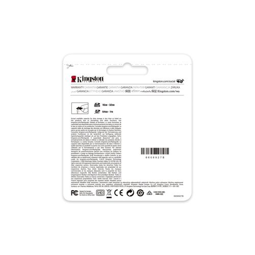 Kingston Canvas Select Plus SD UHS I Class 3 128GB