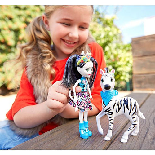 Mattel Enchantimals Zelena la Zebra