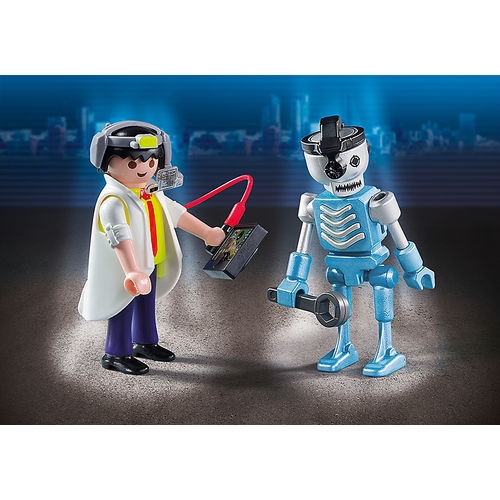Playmobil Dr Bios e Robot