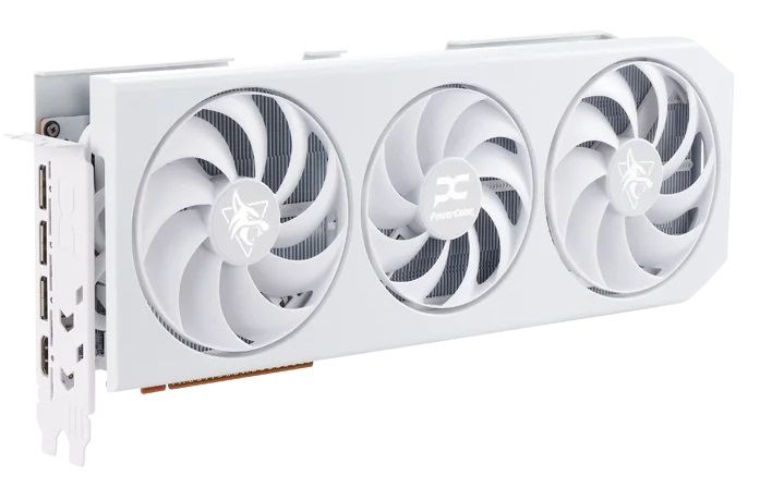 PowerColor Radeon RX 9070 XT Hellhound Spectral White 16GB