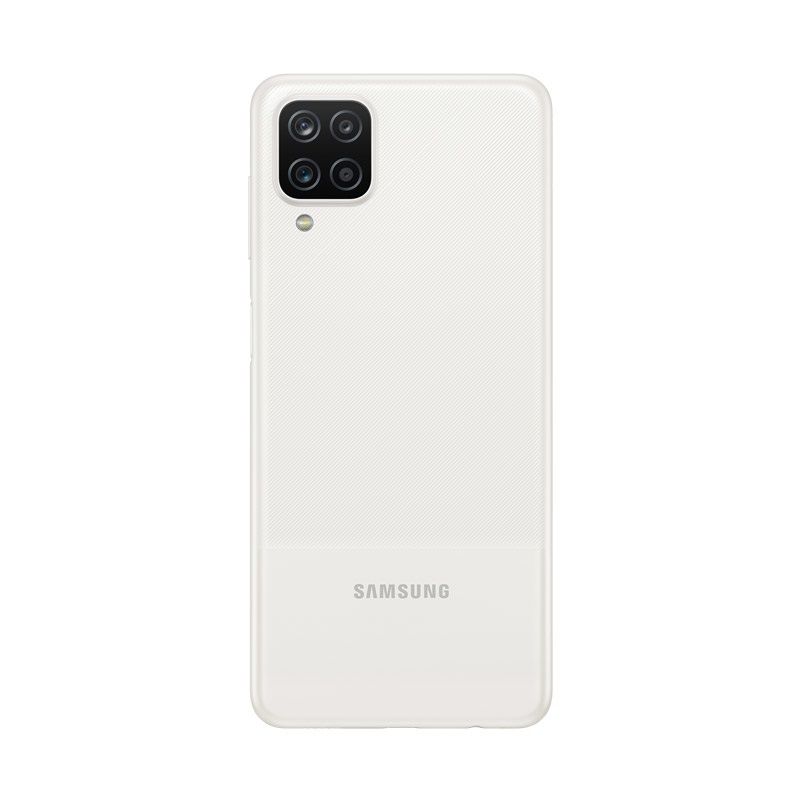 Custodia Con Specchio E Supporto Per Samsung Galaxy A12, Pelle PU Color Argento, Cover Protettiva A Libro