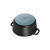 Staub Cocotte casseruola tonda nero 22cm