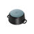 Staub Cocotte casseruola tonda nero 34cm