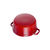 Staub Cocotte casseruola tonda rosso 20cm