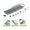 Techly IUSB31C-DOCK12DPHD replicatore di porte e docking station