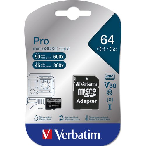 Verbatim Premium MicroSD UHS I Class 1 64GB