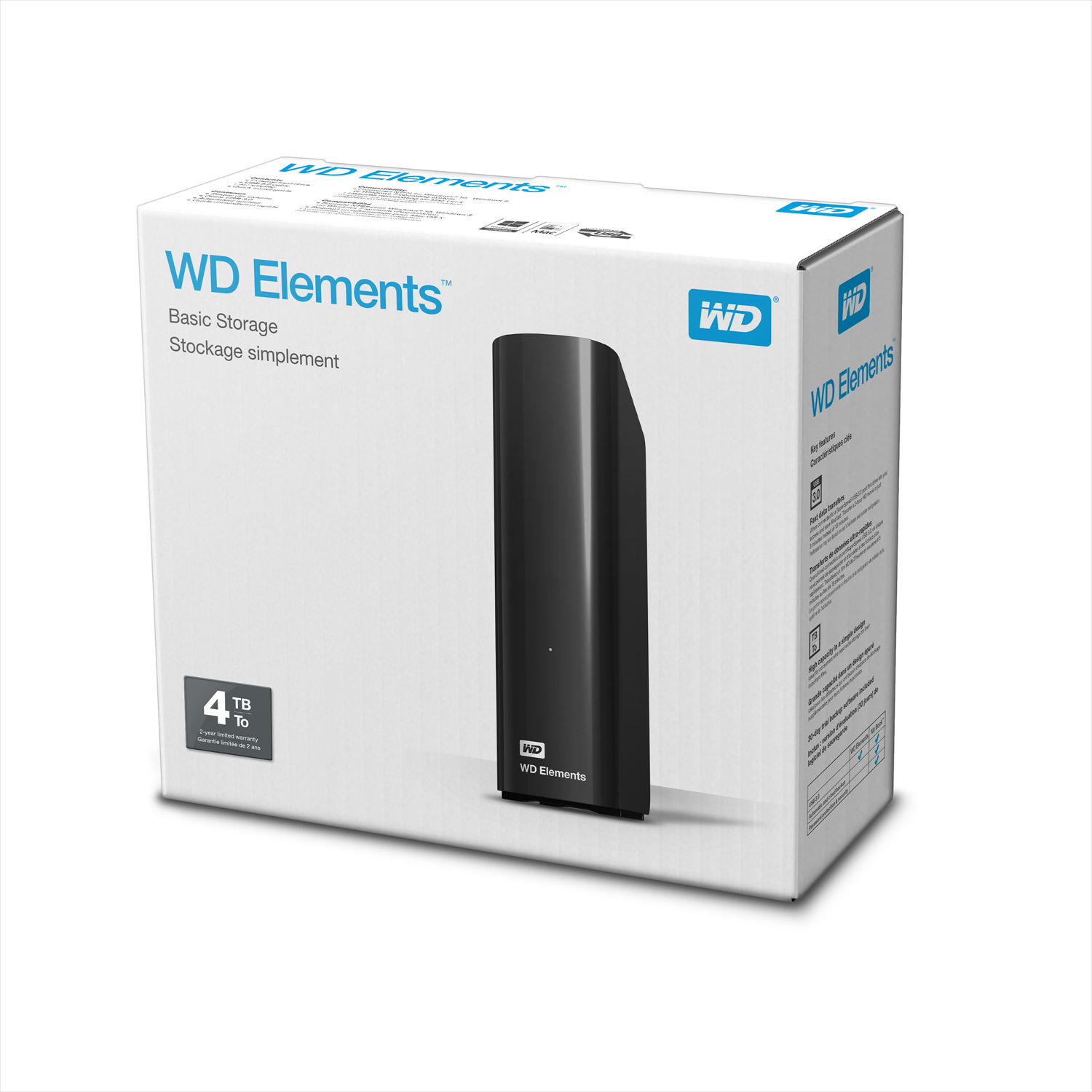 Western Digital Elements Portable 4TB A € 110,32 (oggi) | Migliori - Foto 1