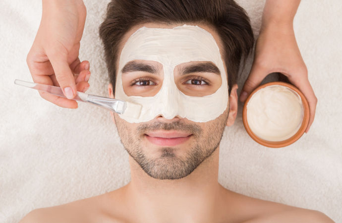 maschera viso uomo 