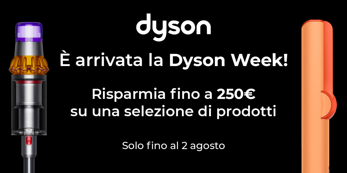 Dyson Week: risparmia fino a 250€ su una selezione di prodotti
