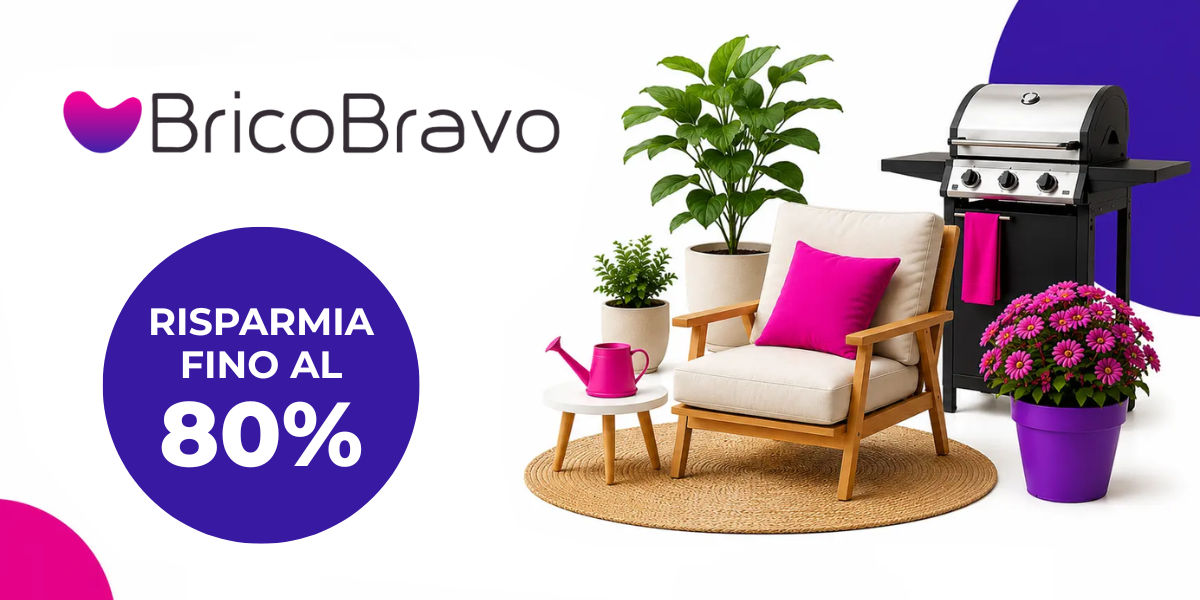 Bravo Days BricoBravo: risparmia fino all'80% su moltissimi prodotti