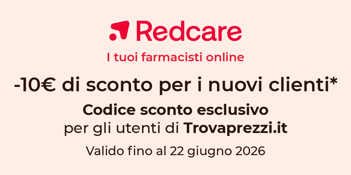 Codice sconto esclusivo Redcare: -10€ per i nuovi clienti 