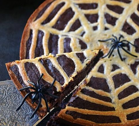 spiderweb-brownies