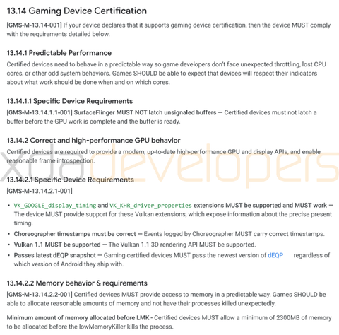 Google-Game-Device-Certification